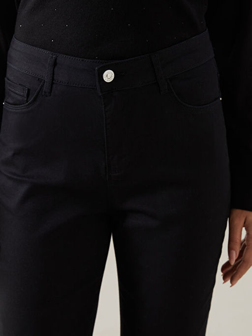 Straight Fit Kad?n Jean Pantolon