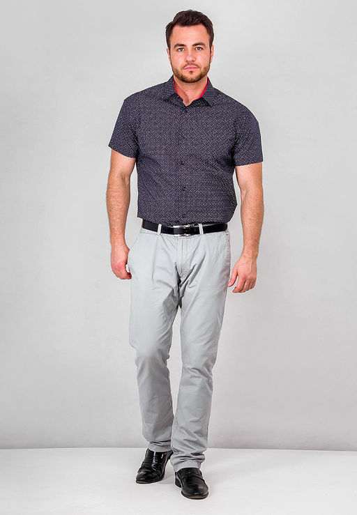 Сорочка мужская короткий рукав GREG 263/209/2188/ZS/C/1  фото 5