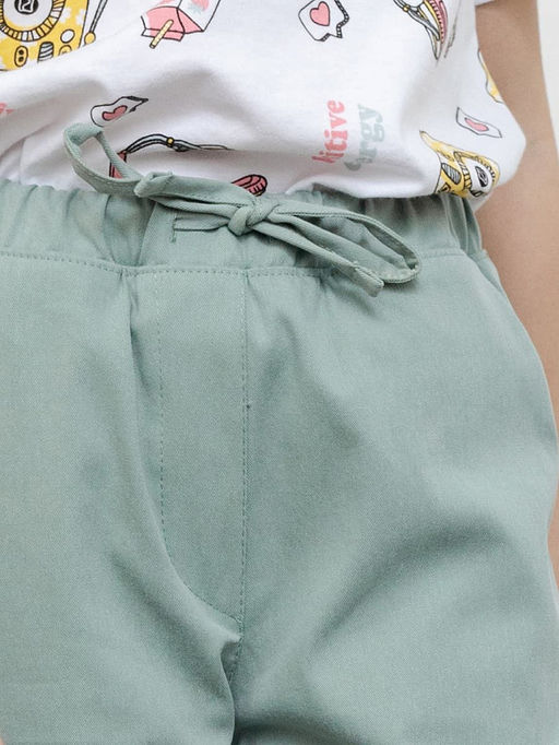 Текстильные брюки для девочек - Mark formelle фото 4