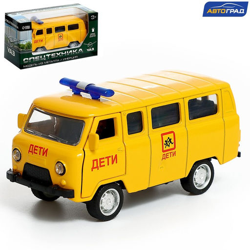 Машина металлическая УАЗ-3962. Дети, инерция, 1:43, МИКС