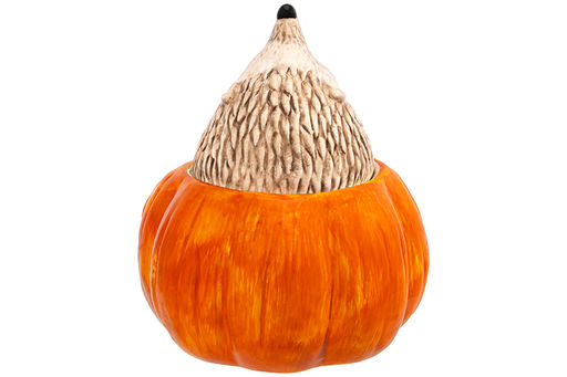 Банка д/печенья 1,1 л 15,5*15,5*17,5 см "Ёжики", с крышкой, керамика