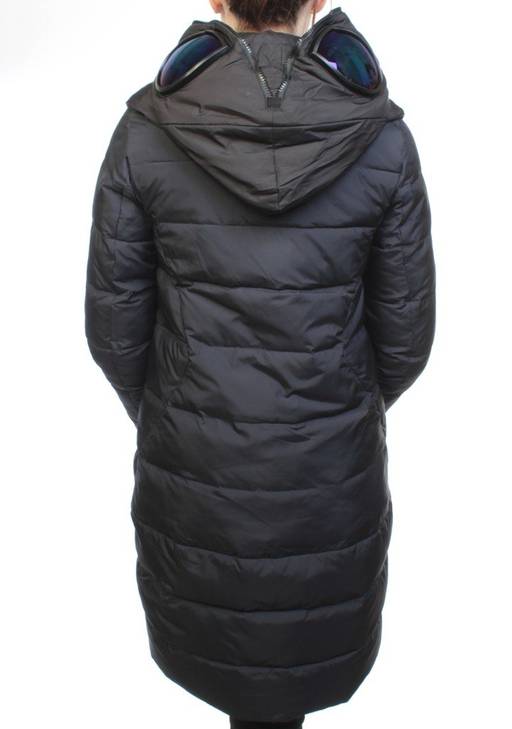 16010 NT. BLUE Пальто женское зимнее (200 гр. холлофайбер)