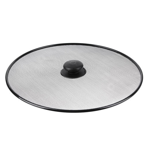 Крышка сетка от брызг с ручкой, 29 см, металл. окраш, арт. 884-321