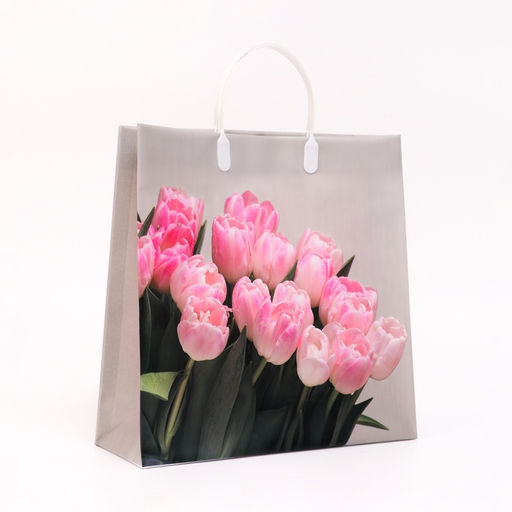 Цена за 10 шт. Пакет «Розовое настроение», мягкий пластик, 30×29 см, 120 мкм