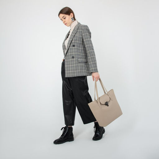 Сумка-тоут на молнии, цвет бежевый - Simaland фото 6