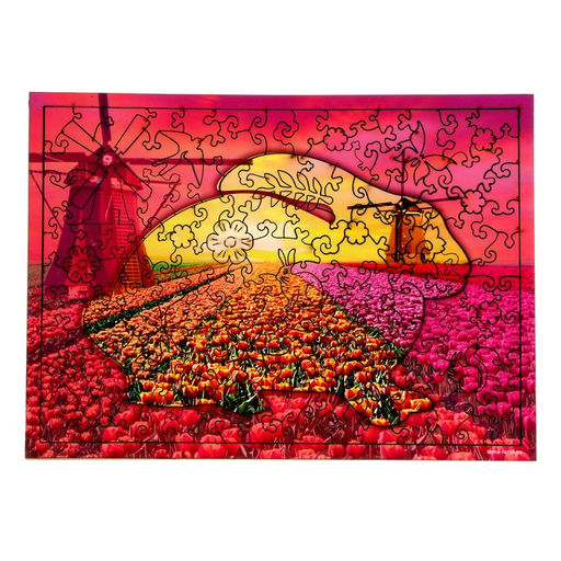 Пазл Цветущие тюльпаны - Puzzle фото 3