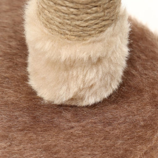 Комплекс для кошек с когтеточкой, разборный, 3-х уровневый, 80 х 42 х 139 см, бежевый - Пижон фото 5