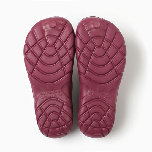 Галоши - сабо, размер 36-37, бордовые