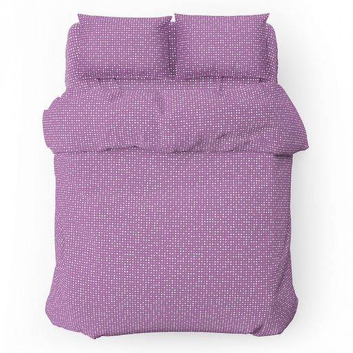 Пододеяльник 1,5 спальный "Сияние" фиолетовый 145х215см, поплин 115г/м2, хлопок 100%, упаковка "классическая" ПВХ 28х41см, "Домашняя мода" (Россия)