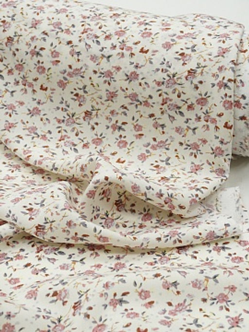 Штапель Бетти цв.кремовый, ш.1.45м, вискоза-100%, 100гр/м.кв - Купава фото 9