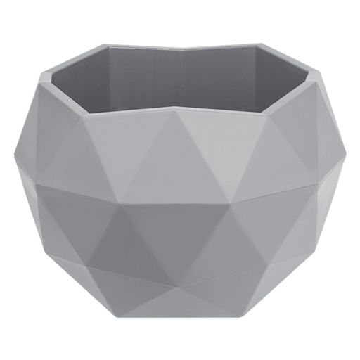 Кашпо Топаз 1,2л цвет Серый жемчуг арт. КШ-3014 /ВМС/