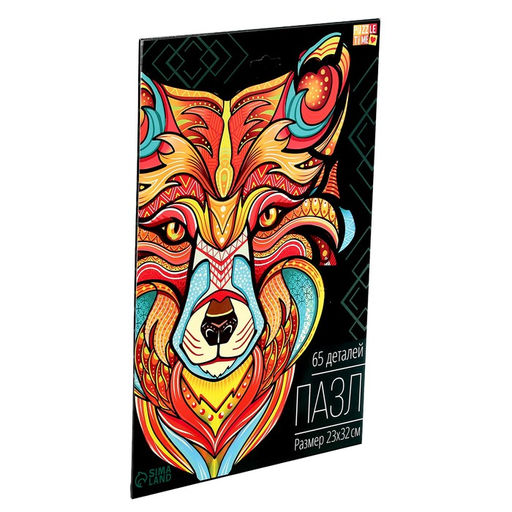 Фигурный пазл в рамке Лиса - Puzzle time фото 5