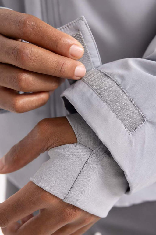 Водоотталкивающее водонепроницаемое пальто приталенного кроя DeFactoFit с капюшоном  фото 7