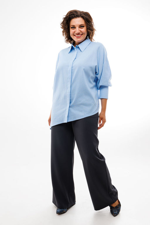 Рубашка ANELLI 1222 голубой  фото 2