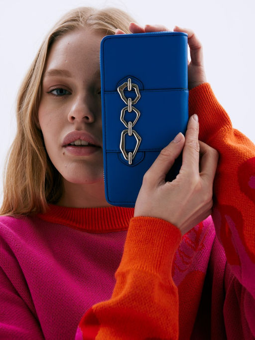 Кошелек ZQ02-2424 bright blue