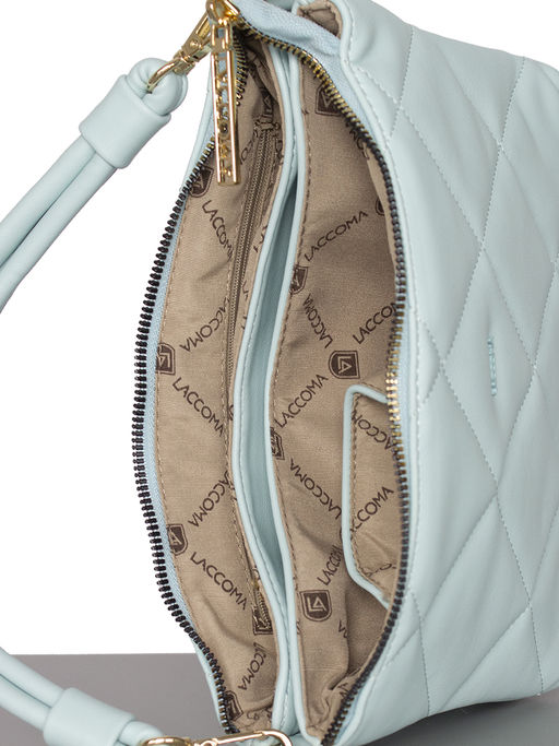 LACCOMA сумка Луиза-Ф826-голубой эко кожа хлопок