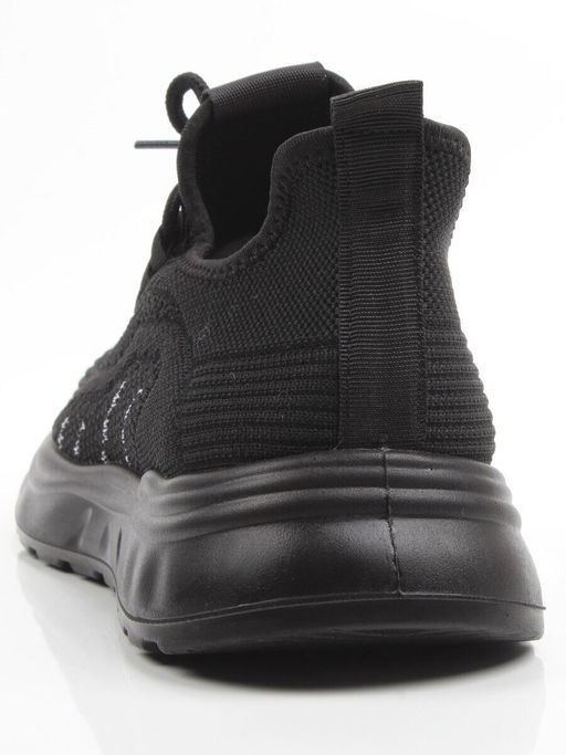 03-TEX-D01-05 BLACK Кроссовки летние мужские (текстиль)