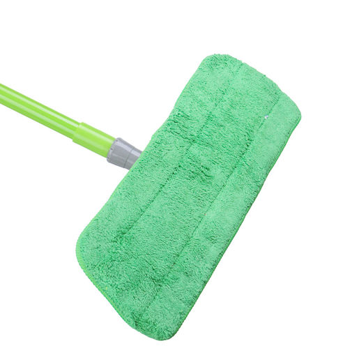 Швабра с насадкой из микрофибры на липучках, рукоятка металл окраш., телескоп, 444-275