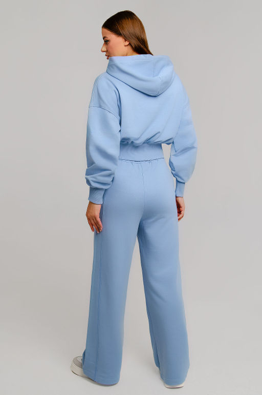 Арт. 2539/1  Костюм женский с брюками 42-48 (4 шт) Цвет:Голубой