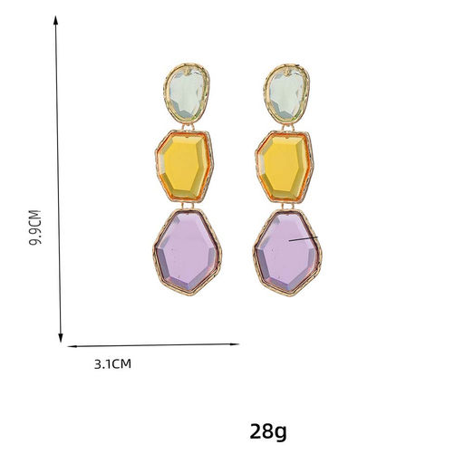 Серьги длинные на гвоздиках арт. 13 1620 (id 267270) - Rada фото 4