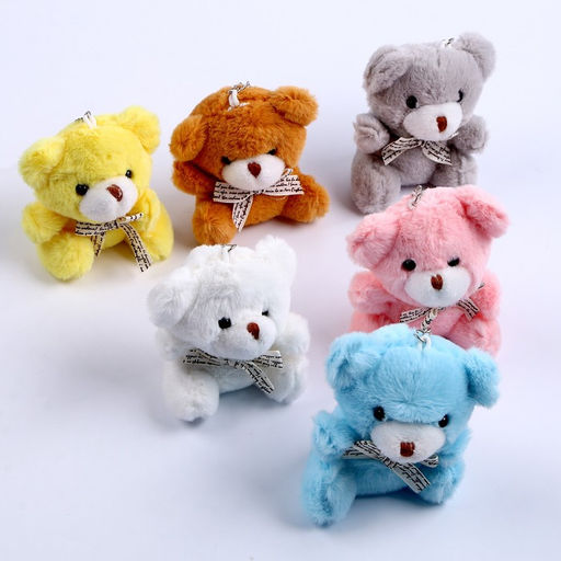 Брелок детский «Медведь», 8 см, цвет МИКС