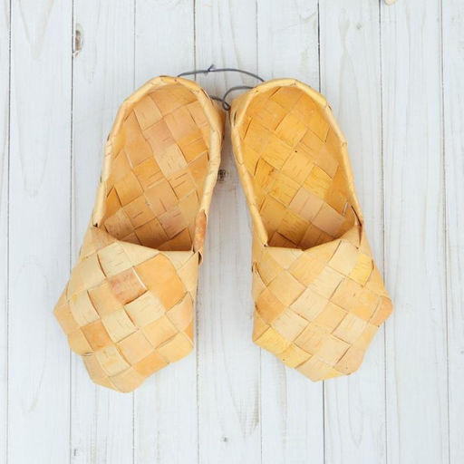 Лапти сувенирные на подвесе, настенный декор, р-р 37-39