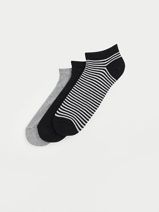 ?izgili Erkek Patik ?orap 3l? - Waikiki фото 2