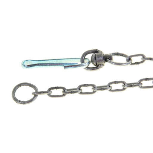 Цепь для привязи собак, 3 м, калибр 4 х 22 мм, черная - Simaland фото 2