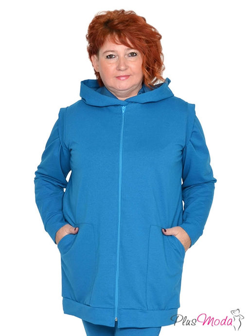 Жилет Модель №1415 размеры 44-84 - Plusmoda фото 2