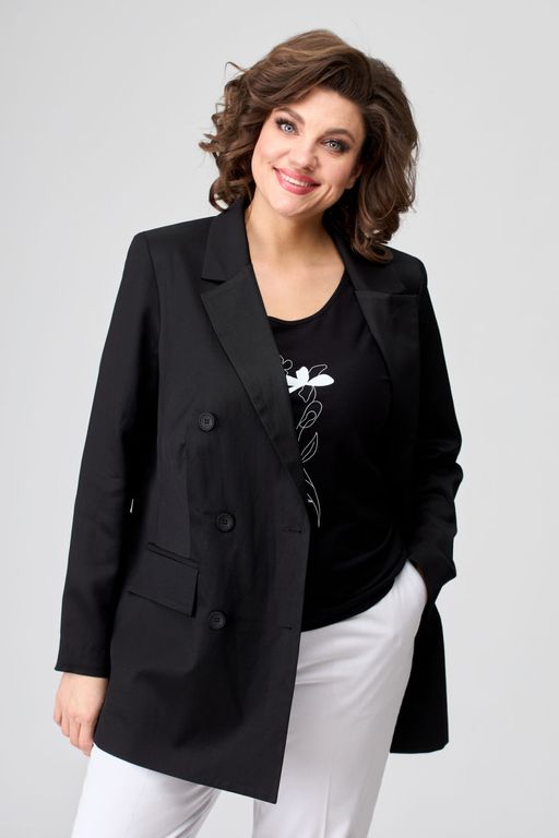 Жакет БелЭльСтиль 848 черный  фото 2