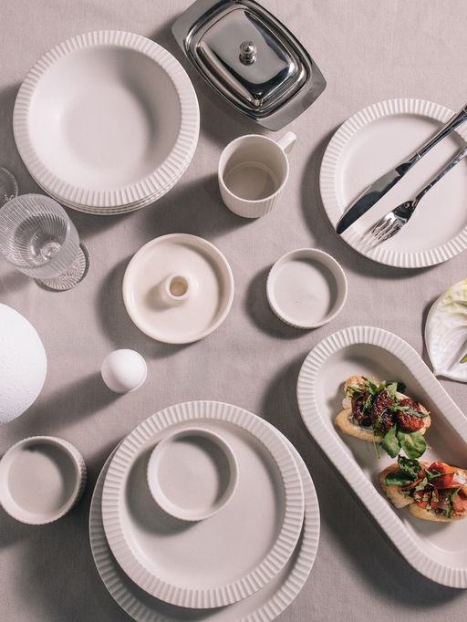 Тарелки Magistro Jarwah Lausanne, 550 мл, 21.3×4 см, глубокие, набор 2 шт., фарфор, серые