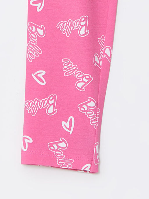 Beli Lastikli Barbie Bask?l? K?z ?ocuk Pijama Alt - Waikiki фото 2