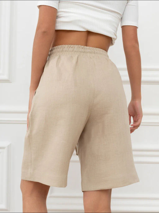 Шорты женские Лён-2 Светло-голубой - Modamica фото 32