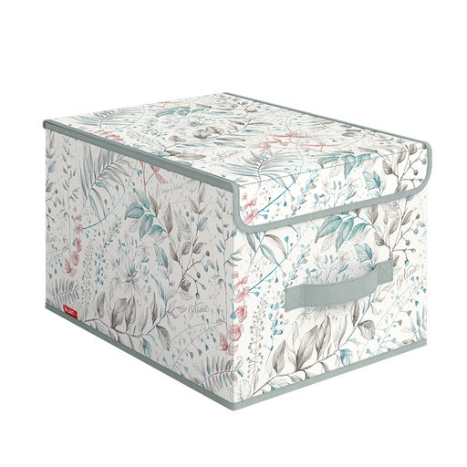 Короб стеллажный с крышкой, большой, 30*40*25 см, BOTANIC, шт