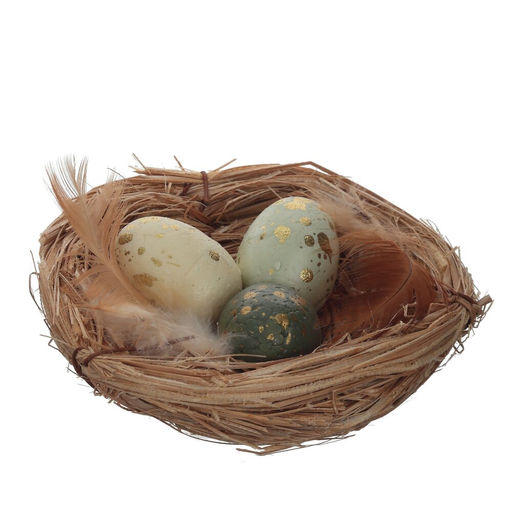 Изделие декоративное Гнездо пасхальное, набор из 2-х шт., L17 W9 H2 см - Remeco фото 2