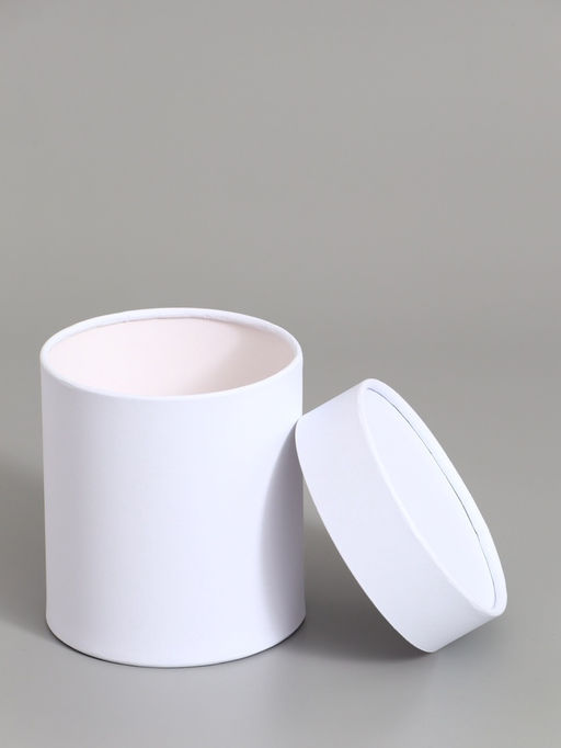 Коробка подарочная, завальцованная, "Белая", 12 х 12 см