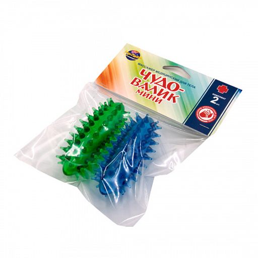 Массажер медицинский для тела Чудо - валик мини комплект -2шт