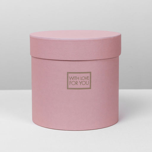 Подарочная коробка круглая Пантон 06, 15 х 15 см - Дарите счастье фото 2