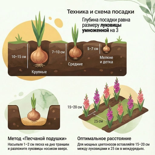 Гладиолусы Россыпь самоцветов (микс 10 шт)