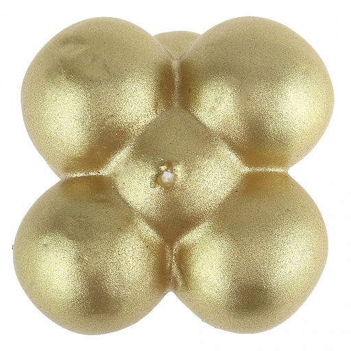 Свеча д5,7см, h5,5см, малая, золотой, время горения 6 часов (Россия)