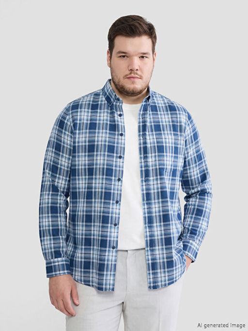 Regular Fit Uzun Kollu Ekose Arm?rl? Erkek G?mlek