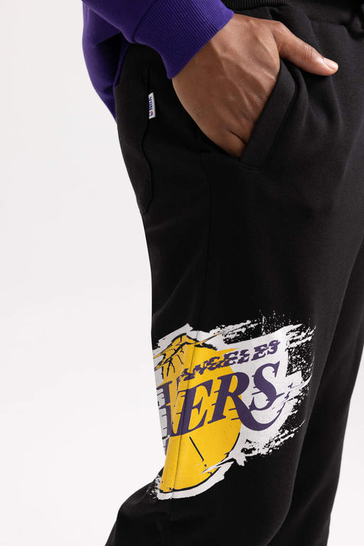 DeFactoFit Спортивные штаны для джоггеров стандартного кроя NBA Los Angeles Lakers  фото 5
