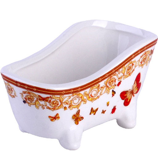 30783 Подставка для губки 170мл 12х6х6,2см Романтика доломит LR (х72) - Mayer&boch фото 2