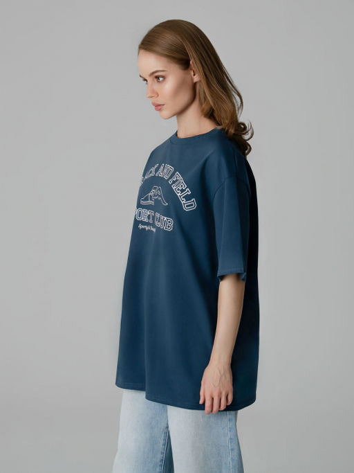 Арт. 3188 Футболка женская оверсайз 42-48 (4 шт) Цвет:изумрудный - Калинка фото 6