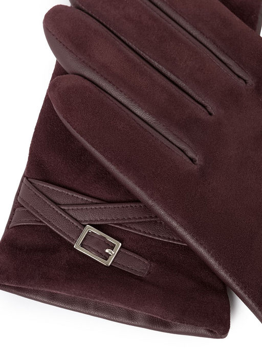 Перчатки жен п/ш LB-2506 d.plum