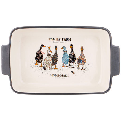 БЛЮДО ДЛЯ ЗАПЕКАНИЯ AGNESS FAMILY FARM ПРЯМОУГ.2,8 Л 33,5*19,5*7,5 СМ  фото 4