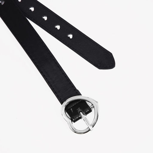 Ремень детский, ширина 2.4 см, пряжка металл, цвет чёрный - Simaland фото 2