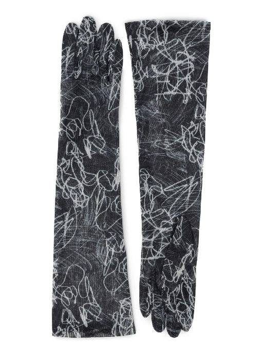 Перчатки женские б/п IS1009 black/white - Eleganzza фото 2