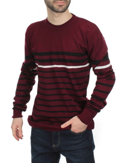 637 VINOUS Джемпер мужской (70% акрил, 30% шерсть) - Fashion фото 3