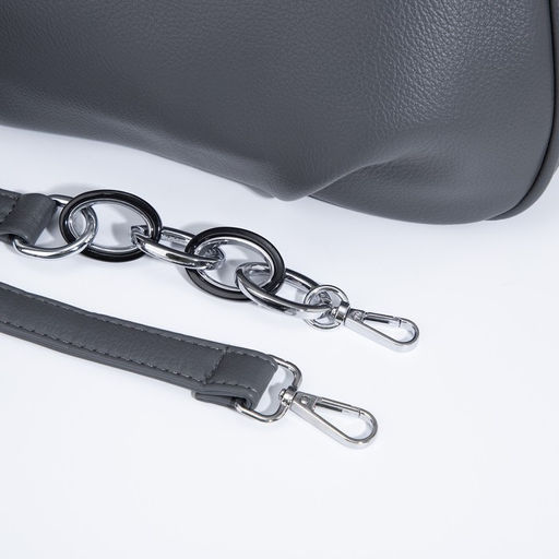 Сумка-багет на молнии, цвет серый - Simaland фото 7